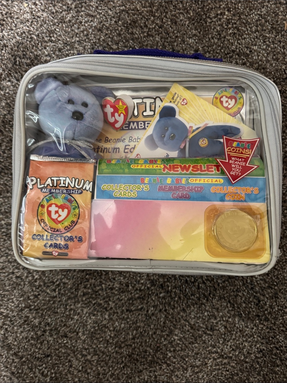Ty Beanie Babies Platinum Edition Club Kit 1999